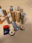 Large Lot Vintage Wooden Needle Cases  Thimbles Sewing Kits Lots Stuff 