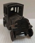 Vintage Heavy Cast-iron Ford Model-t Antique 5 5  Long Metal Toy Car