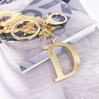  Gold Letter A-z Keychain For Women Bag Charms Purse Charms For Handbags D