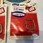 Vintage Sewing Accessories Lot 1970 s Mixed Lot Assorted Buckles Buttons Hooks  