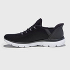 S Sport By Skechers Women s Faux Leather Mesh Slip On Sneakers Memory
