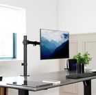 Vivo Single Monitor Desk Mount Stand Fully Adjustable tilt For 1 Computer Screen