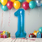 Endea Lifestyle 40 Inch Large Blue Number Balloon For Parties   Celebrations
