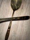 2 Dirigold Dirilyte Goldware Goldenware Regal Flatware Silverware Serving Spoons