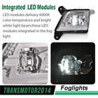Fit For 2019-2022 Chevy Silverado 1500 Generation Led Fog Lights Lamp Clear New