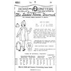 1920s Child Coat   Hat Sewing Pattern Size 8 Vintage Revival Past Patterns 4581