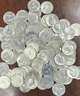  10 Face Value 90  Silver Coins - Random Year And Denomination - Full Dates