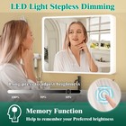 Led Lighted Medicine Cabinet With Mirror Large 3 Doors Medicine Cabinet Bathroom