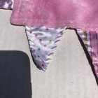 Carters Child Of Mine Pink Satin Tag Baby Blanket Square Corners Security Lovey