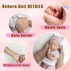 Reborn Baby Dolls Silicone Full Body 33 Cm Waterproof Realistic Newborn Baby