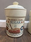 Vtg Usa Treasure Craft The Cook s Nook 5-piece Canister Set 1980s Farmhouse