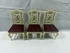 Set 3 Vintage Marx Sindy Doll Dining Table Chairs Only Dollhouse Furniture  1235