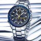 Blue Angels Men s Watch Men s Fashion Belt Quartz Watch Steel Blue