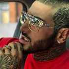 Designer Men Sunglasses Fashion Square Gold Hip Hop Model New Style Shades Blue