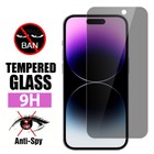 4pcs Privacy Tempered Glass Screen Protector For Iphone 16 15 14 Plus 13 Pro Max