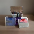 Sony Recordable Md Color Collection 80 Min Minidisc Lot W  Storage Case