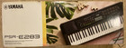 Yamaha Psre283 61-key Portable Keyboard With Power Adapter New