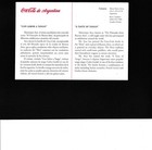 Coca Cola Bottle Argentina Advertising Picture Card