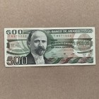 1980 s 500 Pesos Mexican Currency Francisco I  Madero Banknote Mexico Aztec