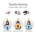 Bookishbunny Memory Foam U Shape Travel Neck Pillow Airplane Cushion Multi Color