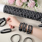 50 Pcs  jesus Loves You  Silicone Bracelets     Christian Gifts   Party Favors