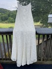 Galina Gorgeous Wedding Gown Dress Beaded Lace Ivory Sz 8