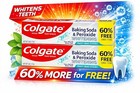 Colgate Baking Soda X  2 Pack  Peroxide Whitening Brisk Mint Toothpaste  4 0oz