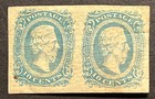 Travelstamps  Us Stamps Confederate Csa Pair 10 Cent Denomination Mint No Gum