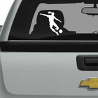 Girl Soccer Sports Decal Sticker For Home Wall Nursery Room Door Window Decor