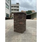 Country Ledgestone 30in X16inhimalayan Brown Fauxpolyurethane Stone Siding Colum