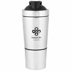 Stainless Steel Protein Shaker Bottle  2 Pack 