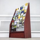 Literature Rack Brochure Holder Leaflet Coupon Stand Greeting Card 45 Info Kiosk