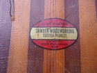 Vintage Sawyer Wood Working Wooden Kayak Paddle 7 Foot X 8-1 4 x 1-3 8  Diameter