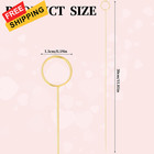 20pcs Gold Floral Picks  11 8 Inch Metal Card Holder For Flower Round 