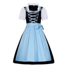 Women   s German Oktoberfest Costume Set - Bavarian Dirndl Dress   X-large Blue