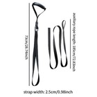 2x Kayak Stand Up Assist Strap Pull Strap Wear Resistance Canoe Drag Strap