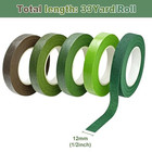 5 Roll Floral Tape  1 2 Inch 30 Yard Florist Tape  Flower Wrap Tape For Fresh 
