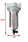 3 8  Npt Mid Flow Particulate Filter water Trap For Air Compressor Compressed   