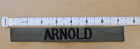 Us Army Sew On Tape Tag Military Uniform Patch Name Tag Arnold