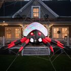 Joiedomi 9ft Long Halloween Inflatable Spider With Built-in Led blow Up Spider