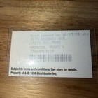 Vintage Blockbuster Video Membership Card Blue Yellow Plastic Original