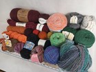 Lot Yarns Vegan Rainbow Linen Cotton  minimal Acrylic  Colorful Designer 4lb15oz