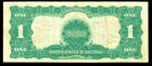 1899 Series  1 Black Eagle Silver Certificate  Teehee-burke  Sn V51489472v