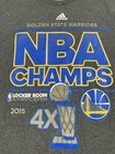 Adidas The Golden State Warriors Nba Champs 2015 T Shirt  Size Xl In Grey