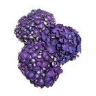 Box Of 8 Jumbo Purple Hydrangea Stems     Elegant And Luxurious Blooms For Your