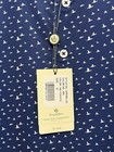 Donald Ross Men s Golf Polo Shirt  Medium  Navy white  New With Tags