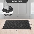 Front Door Mat  Heavy Duty Durable Welcome Mat For Outdoor Indoor  Dirt Trapp   