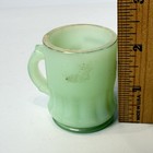 Detroit Harbor Wi Wisconsin Uranium Custard Souvenir Antique Glass Trinket Cup