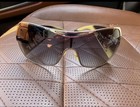 Dior Gaucho 1 Oversized Shield Sunglasses Gray Tinted Lens Uv400 Logo