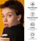 High Fidelity Concert Ear Plugs 2-pack - Stylish Hearing Protection